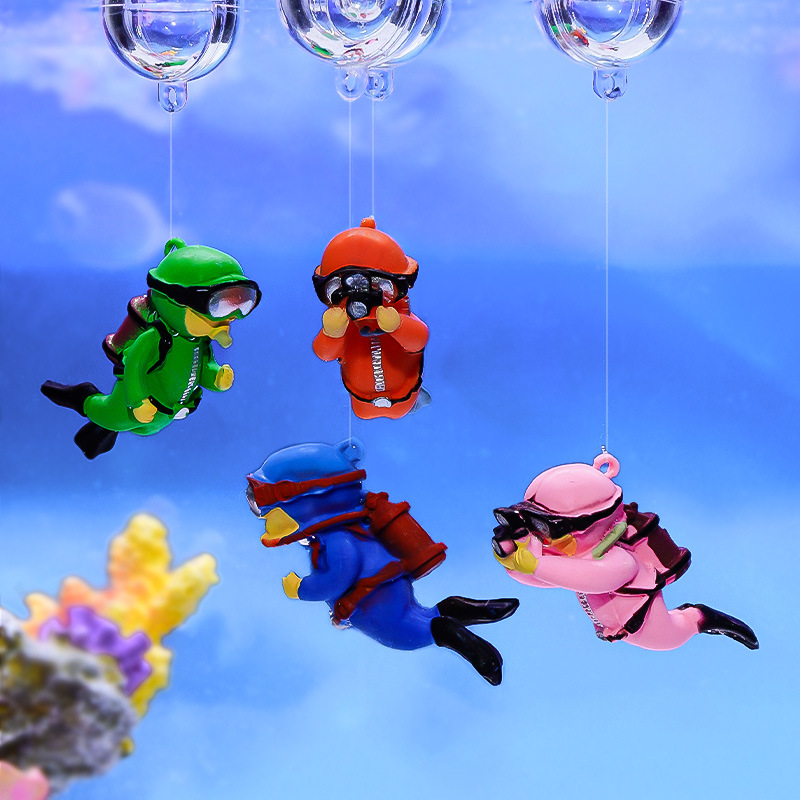 Aquarium Fish Ball - Ornamentos para mergulhador de tanque de
