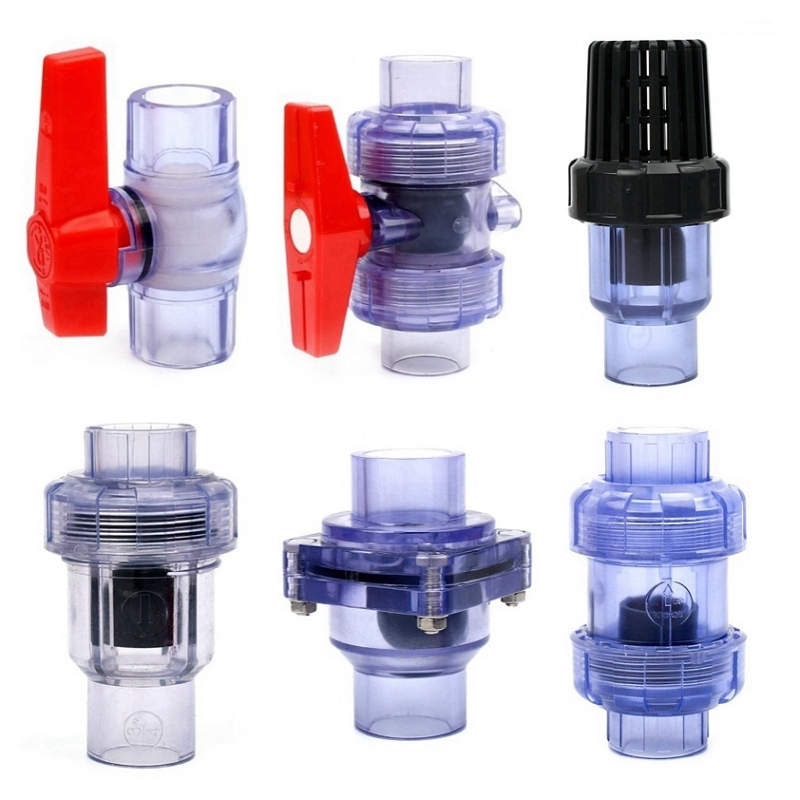 Aquarium Fish Ball - Válvula de Retenção Transparente UPVC de