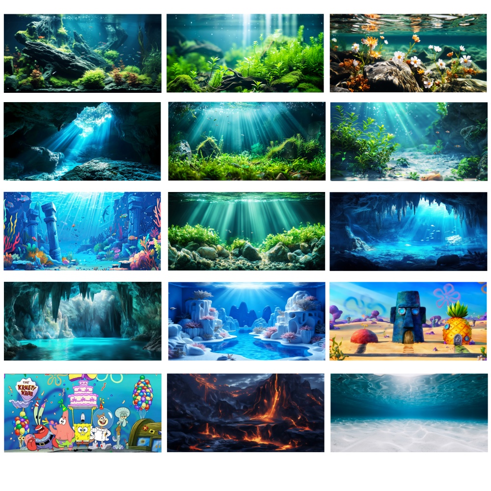 Adesivo de Fundo para Aquário  - Aquarium Fish Wallpaper Hd avaliação e preço