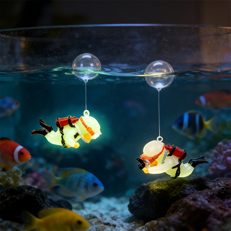 Estátua de Mergulhador Miniatu - Aquarium Fish Ball avaliação e preço