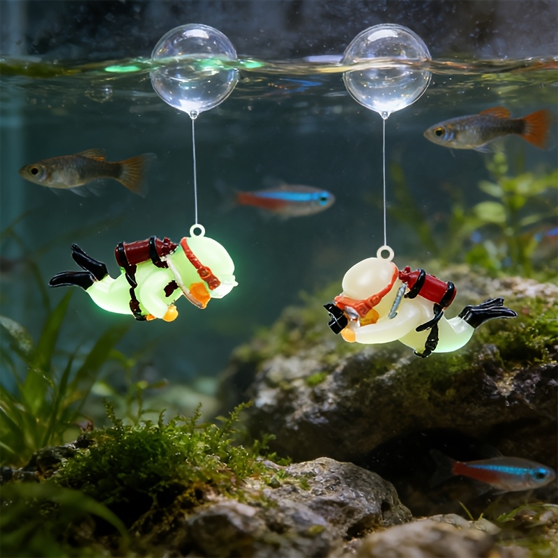 Estátua de Mergulhador Miniatu - Aquarium Fish Ball avaliação e preço