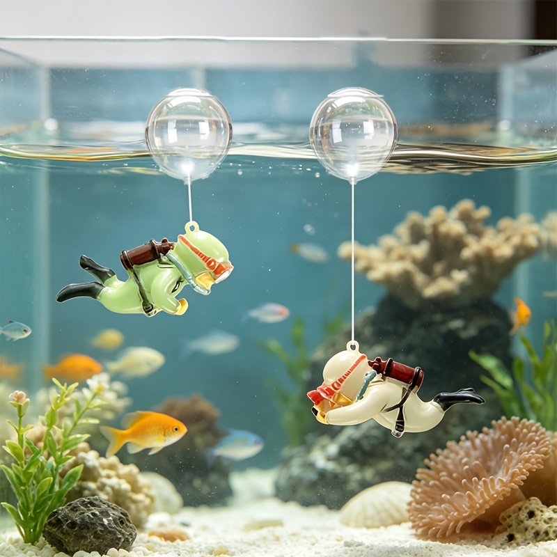 Estátua de Mergulhador Miniatu - Aquarium Fish Ball avaliação e preço