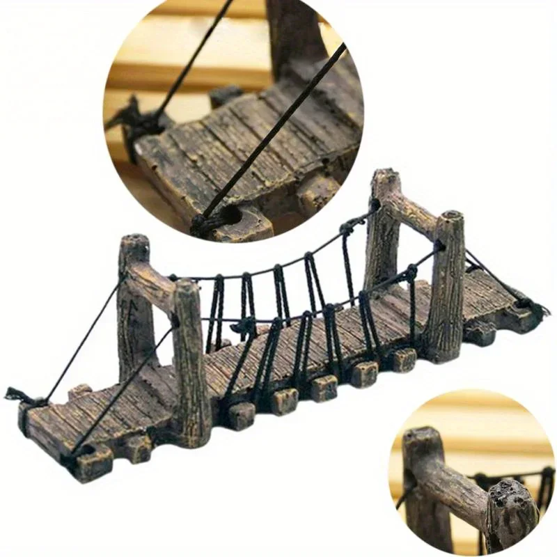 1 Peça de Decoração para Aquár - Aquarium Fish Bridge avaliação e preço
