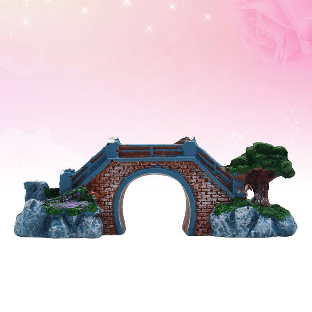 Ponte de Resina para Aquário,  - Aquarium Fish Bridge avaliação e preço