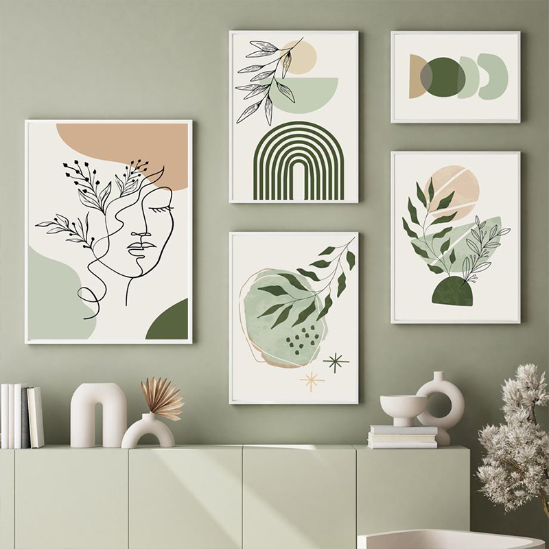 Boho sage plantas verdes arte  - Live Plant Fertilizer avaliação e preço