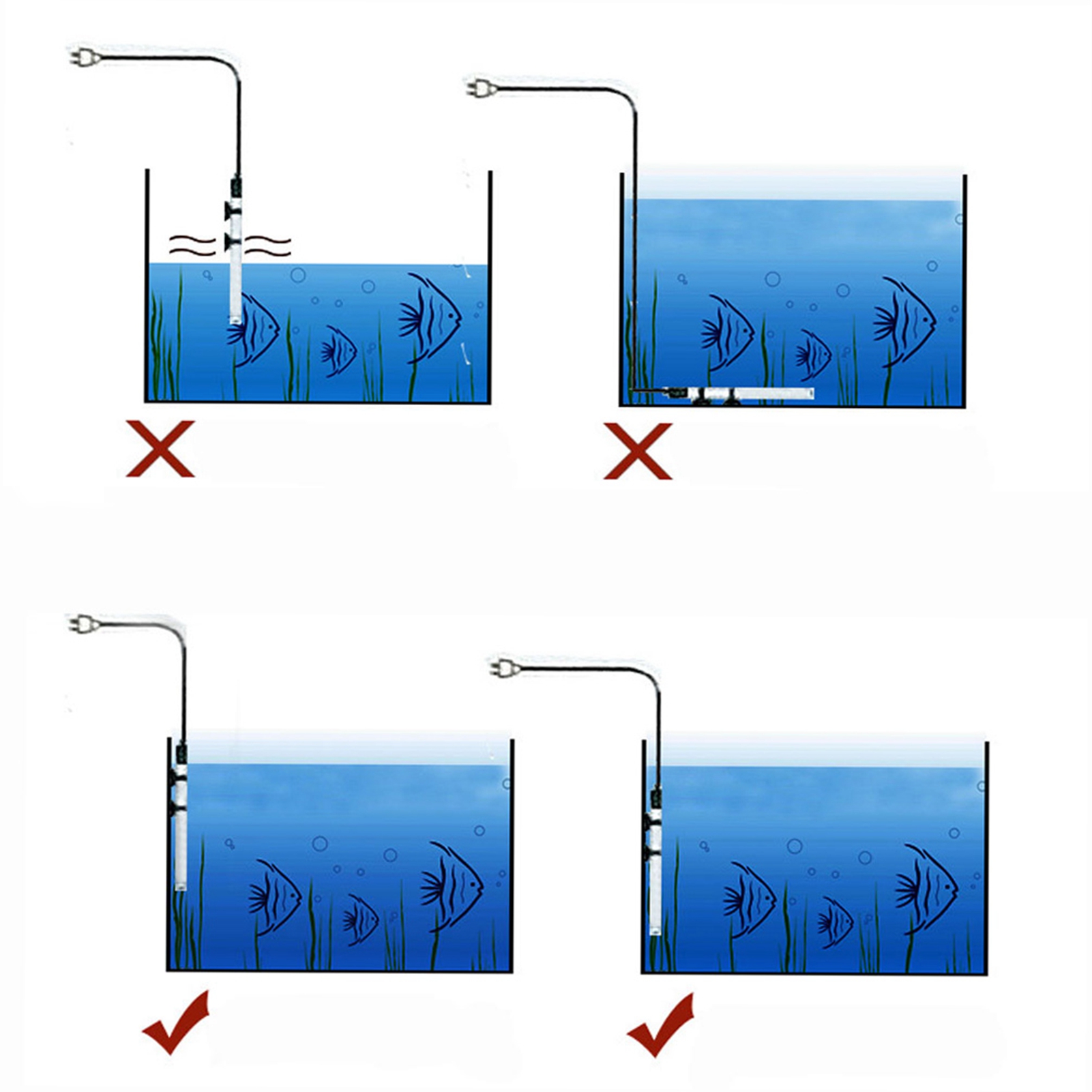 Aquecedor Submersível para Aqu - Aquarium Heater Submersible avaliação e preço