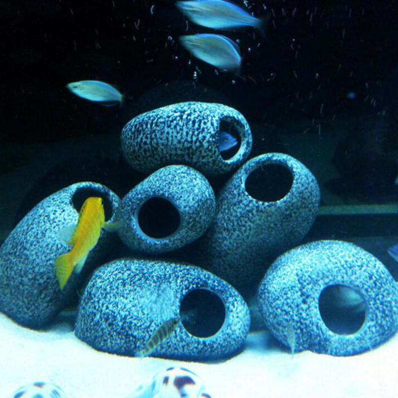Pequeno aquário rocha cenário  - Aquarium Fish Guppy avaliação e preço