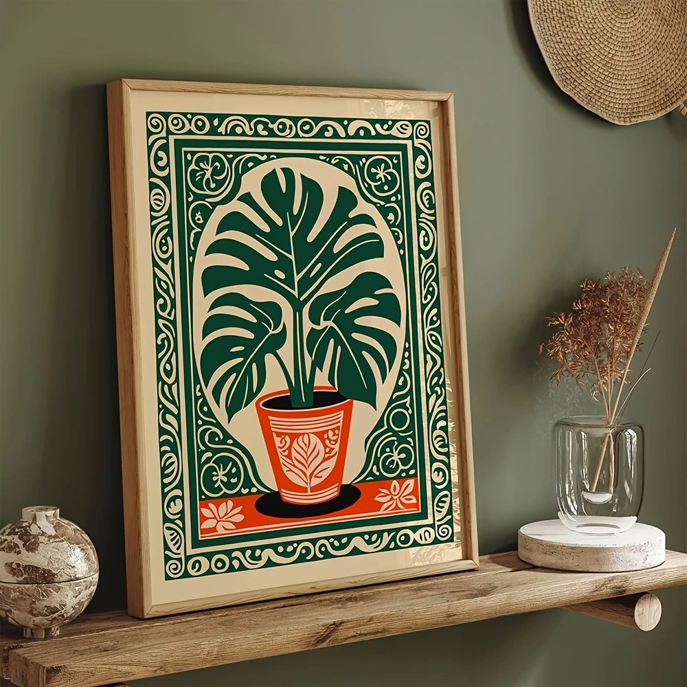 Boêmio monstera planta impress - Live Plant Fertilizer avaliação e preço