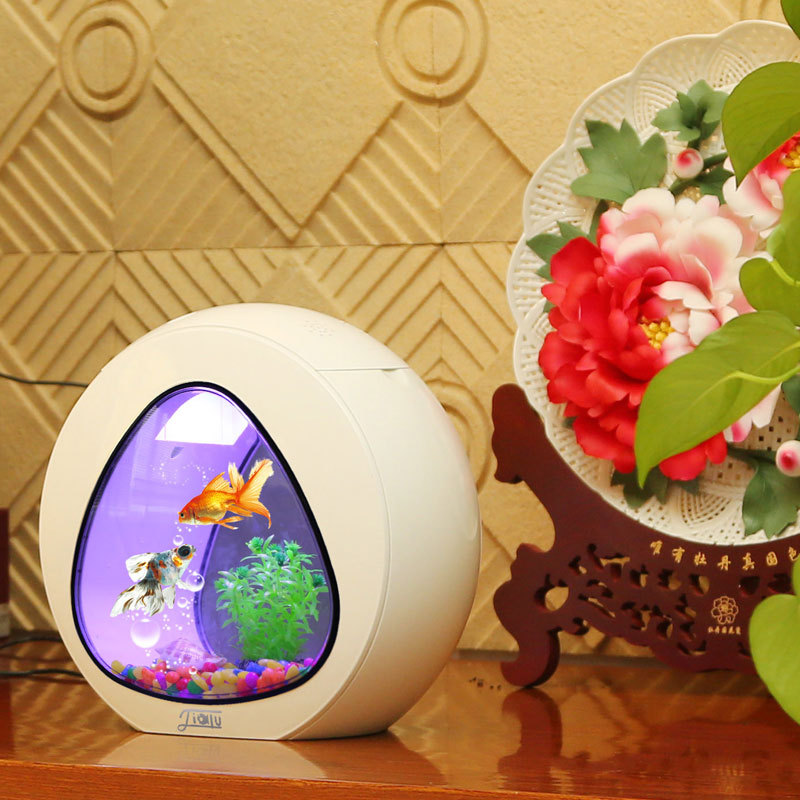 Jialu criativo desktop tanque  - Aquarium Fish Delivery avaliação e preço