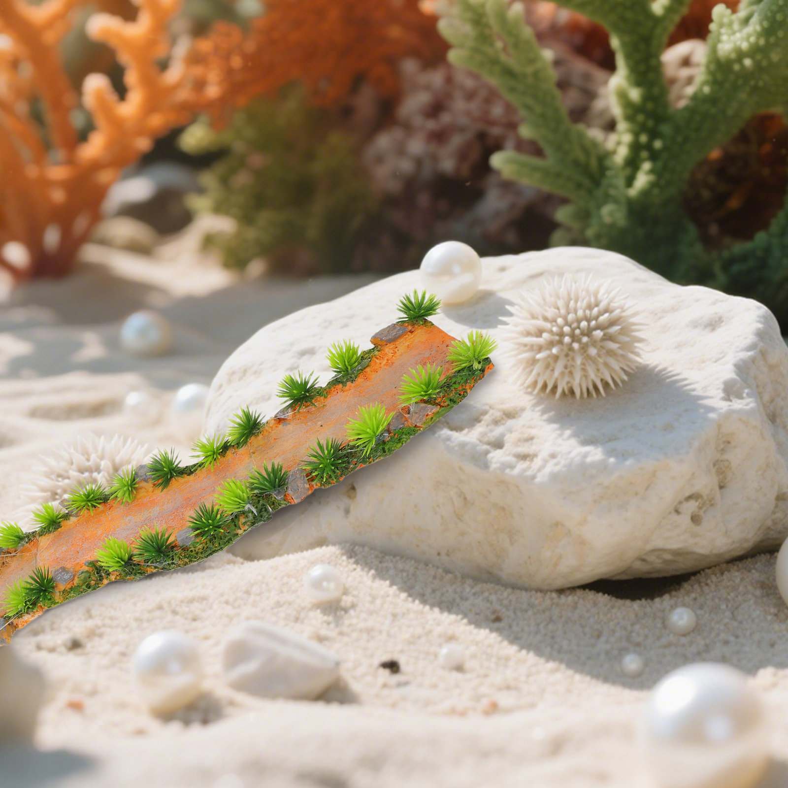 3 Peças de Ornamentos de Resin - Aquarium Fish Bridge avaliação e preço