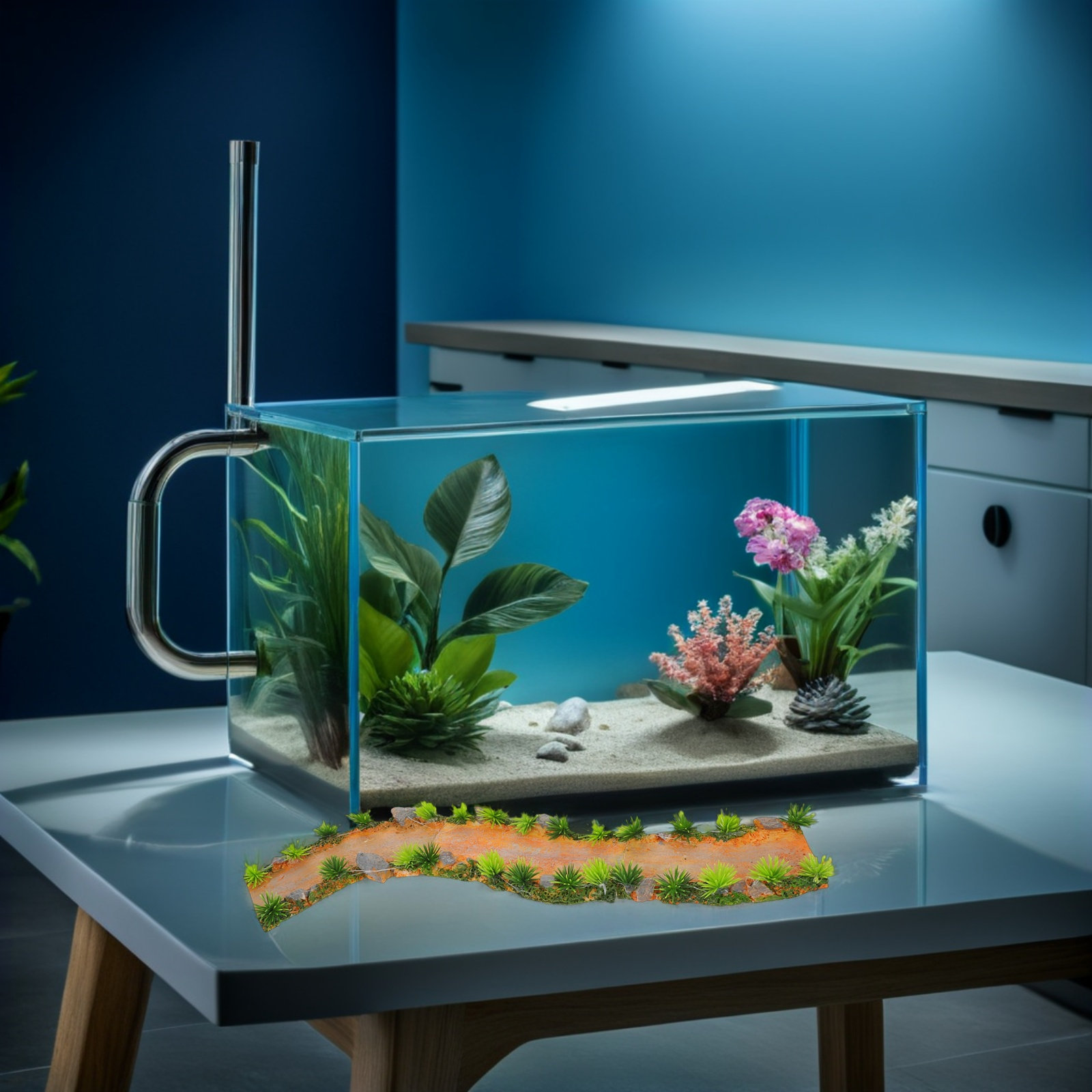 3 Peças de Ornamentos de Resin - Aquarium Fish Bridge avaliação e preço
