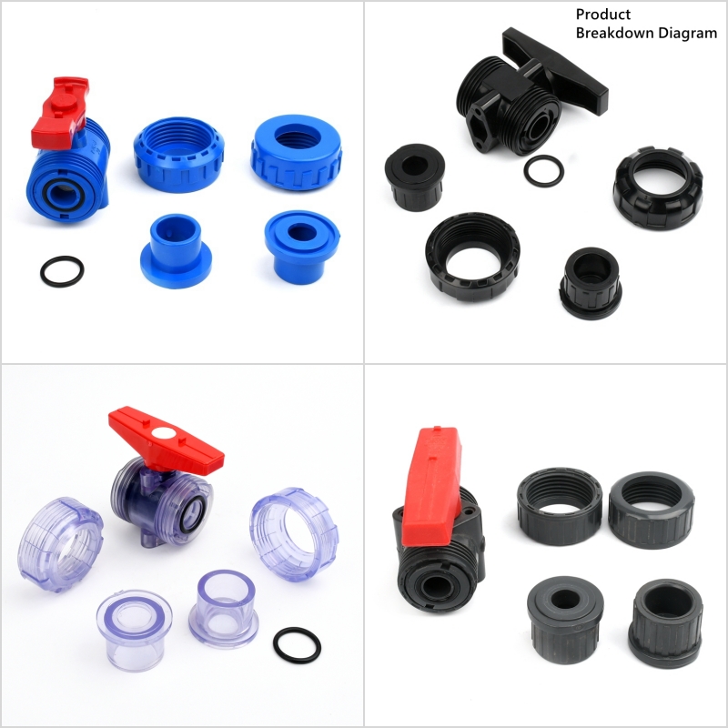 PVC Válvula de Esfera Dupla Un - Aquarium Fish Ball avaliação e preço