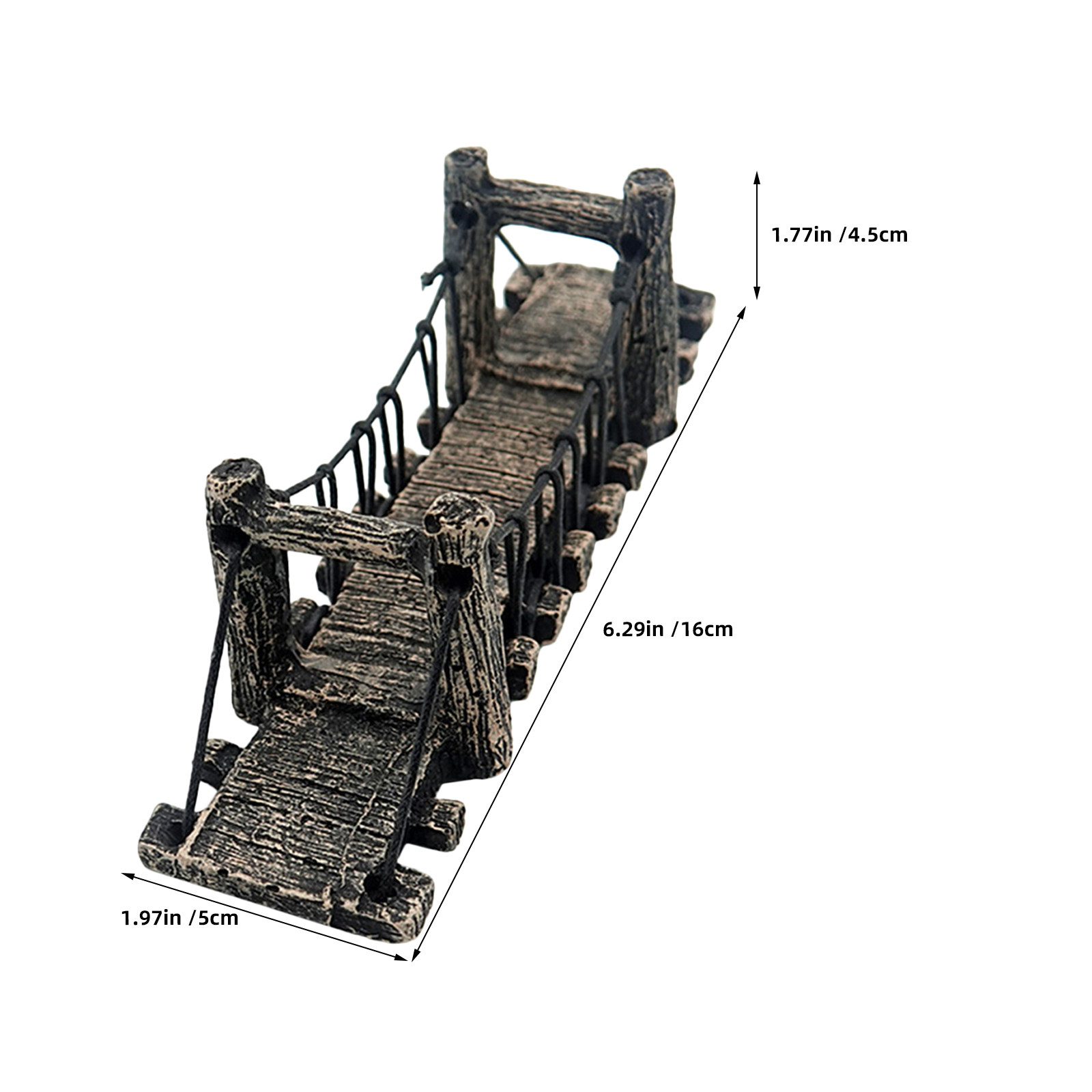 2 Peças de Ornamentos Artifici - Aquarium Fish Bridge avaliação e preço